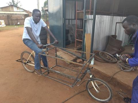 POPS_Realizzazione bici fullatore